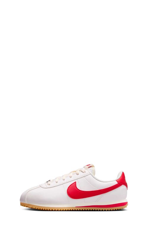 Nike Cortez Sneaker In Sail/gum Yellow/red