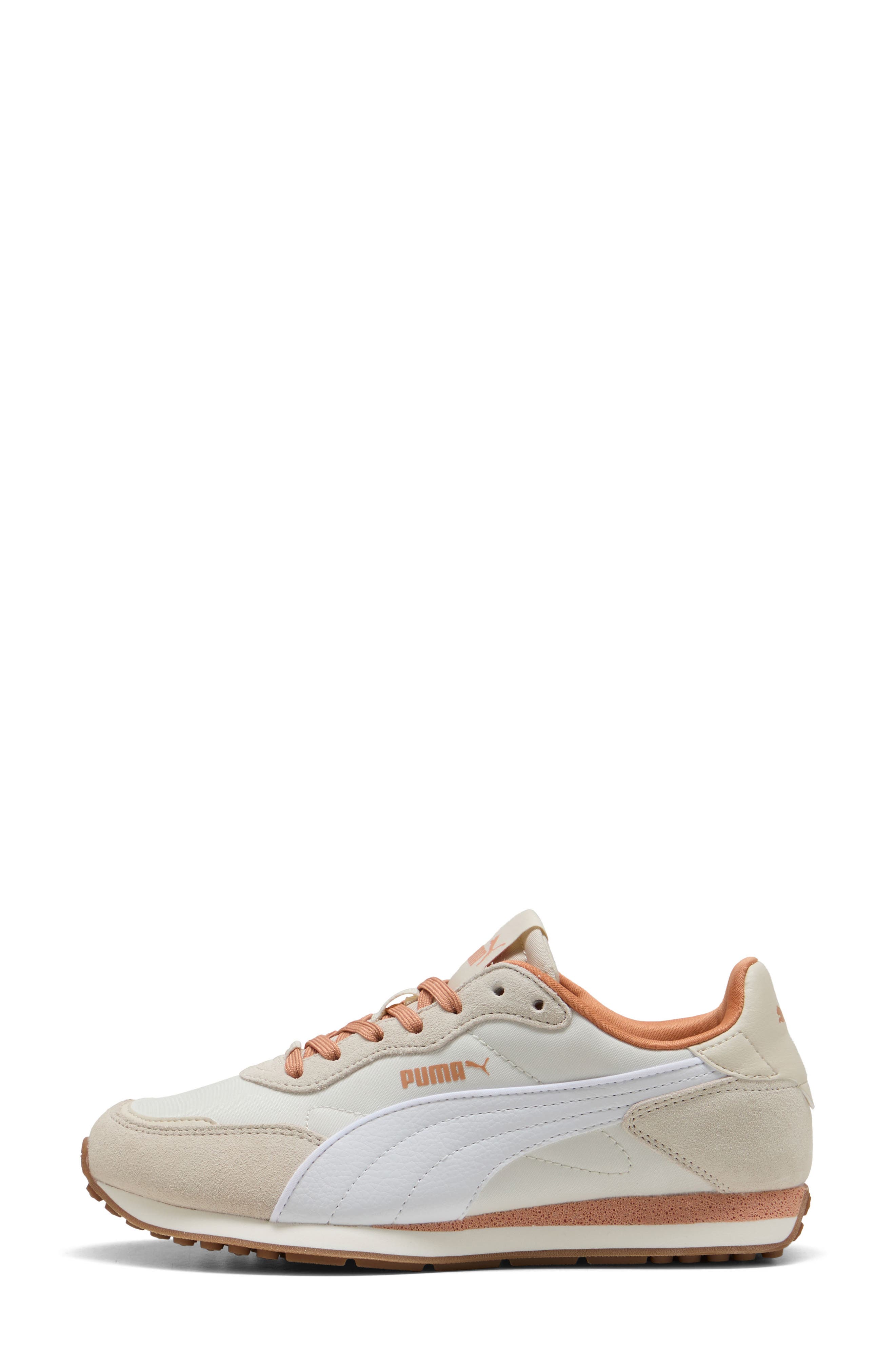 St Miler Rose Sneaker, Alternate, color, WARM WHITE/ PUMA WHITE/ GUM