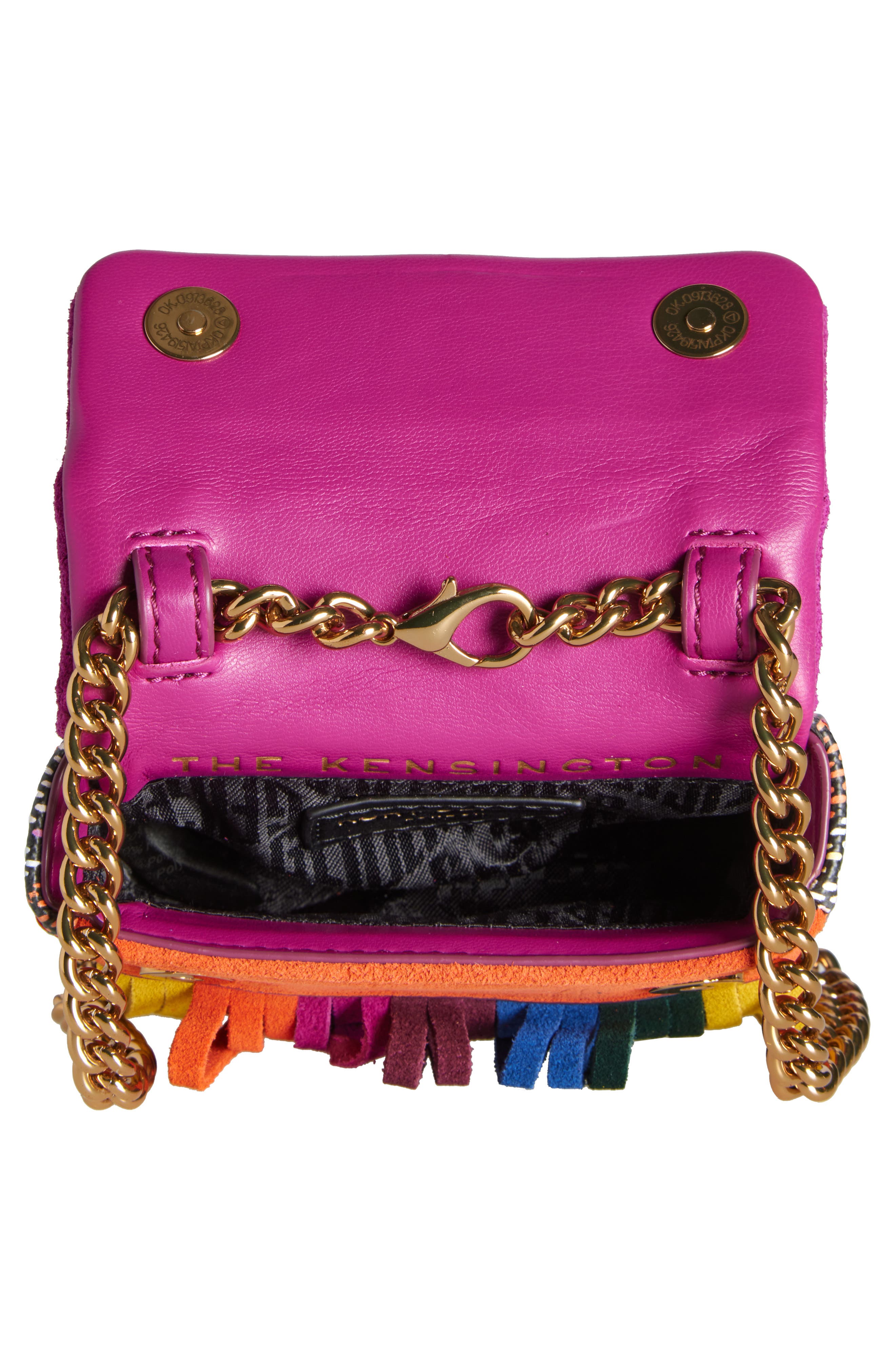 Kurt Geiger London Micro Kensington Fringe Crossbody Bag, Alternate, color, 