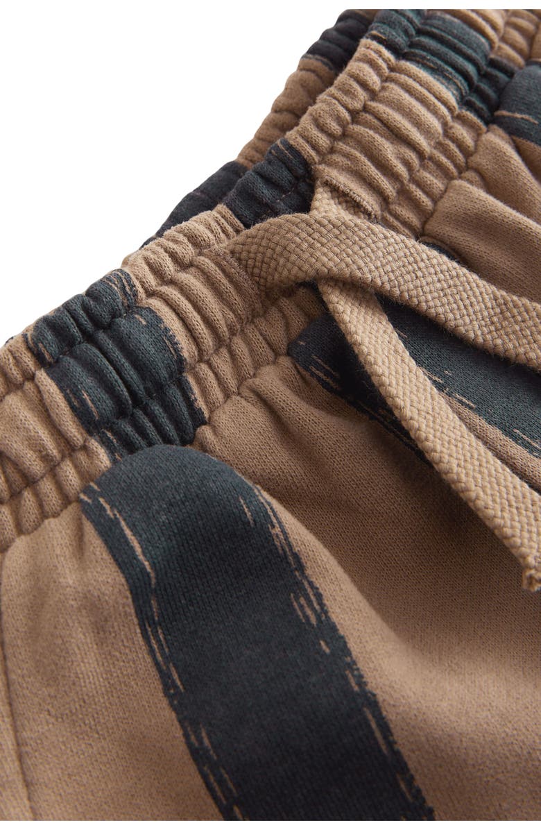 NEXT Kids' Jersey Stripe Sweatpants, Alternate, color, Brown Multi