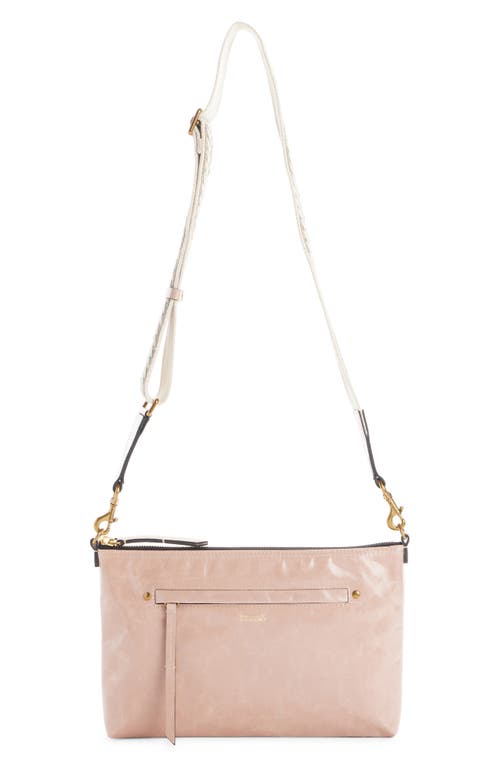 Isabel Marant Nessah Leather Crossbody Bag In Pink