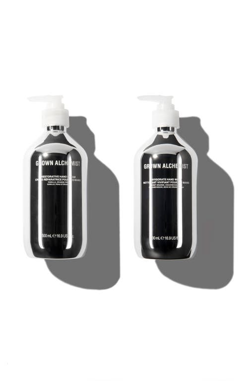 Grown Alchemist Hand Care Set: Chrome Edition $110 Value In Transparent