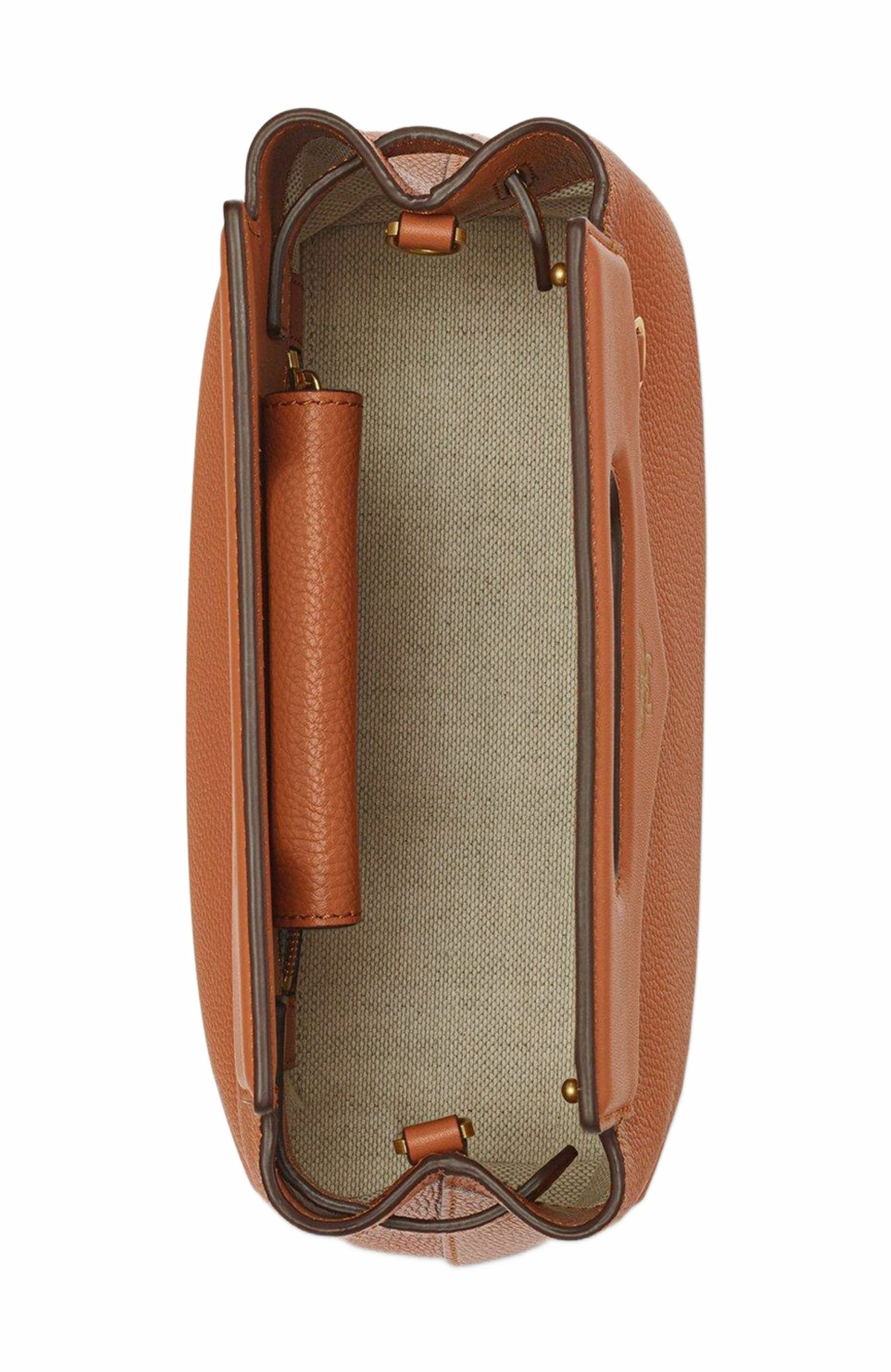 MCM Soft Diamond Tote in Embossed Leather, Alternate, color, Terracotta