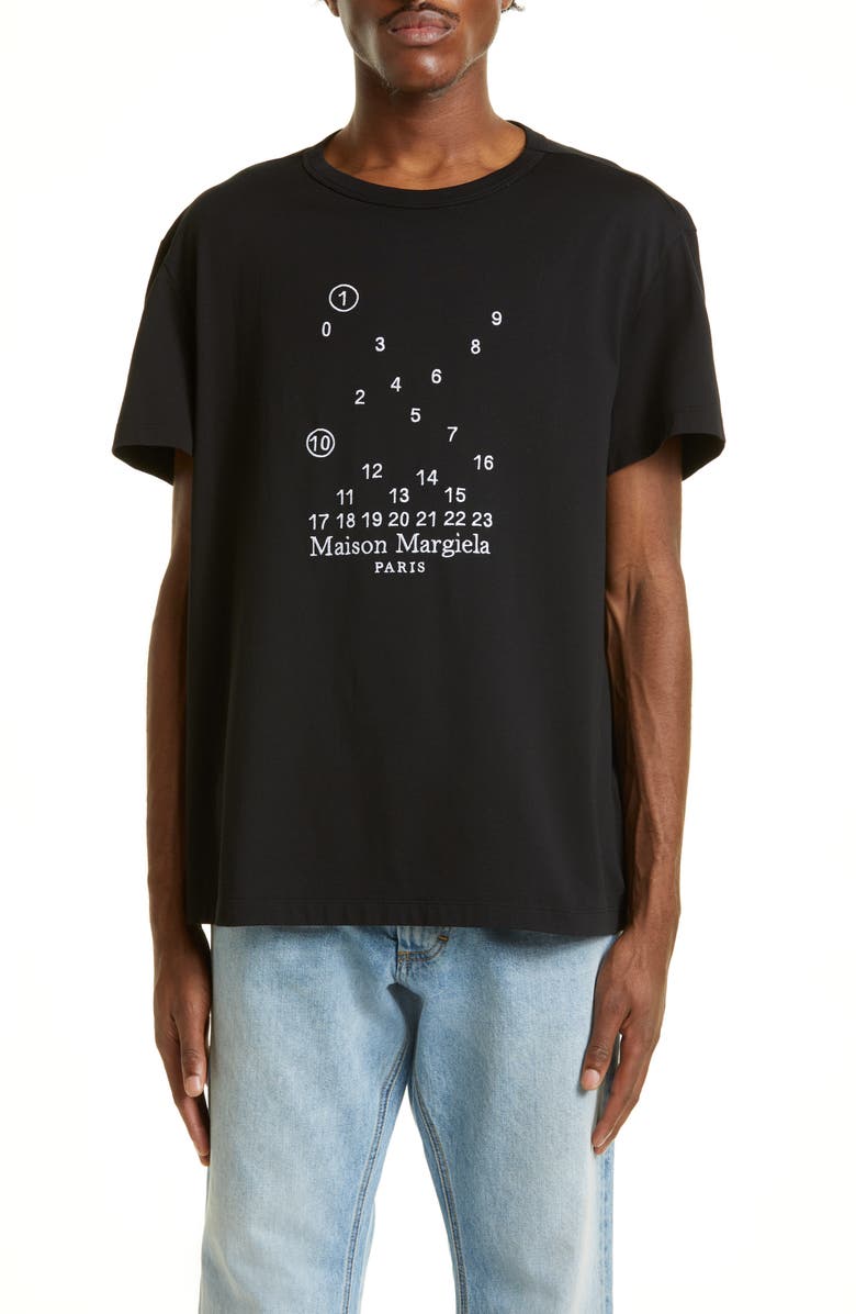 Maison Margiela Number Logo Cotton T-Shirt | Nordstrom