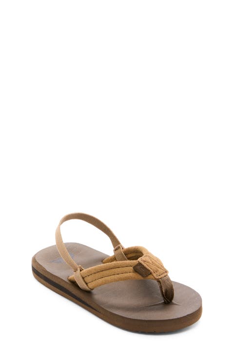 Kids' Carver Suede Core Slingback Slide (Walker & Toddler)