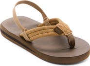Quiksilver Kids' Carver Suede Core Slingback Slide