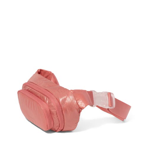 Baggallini On The Go Belt Bag Waist Pack In Terracotta Gloss Ripstop