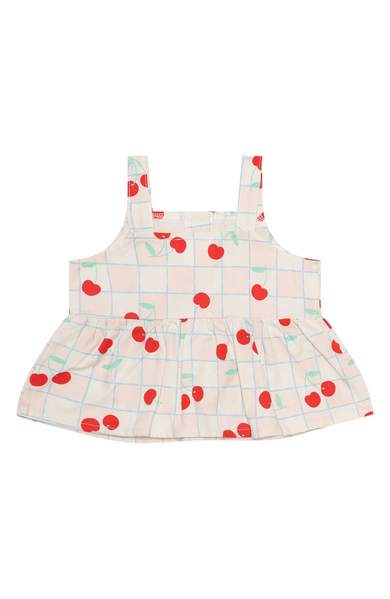 Petit Lem’s Mini Threads 5-Piece Cherries Outfit Set, Alternate, color, Cherries