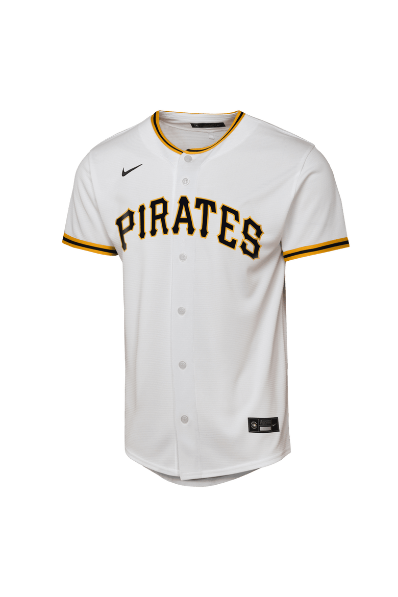 Youth Nike Konnor Griffin White Pittsburgh Pirates Home Replica Jersey, Alternate, color, White
