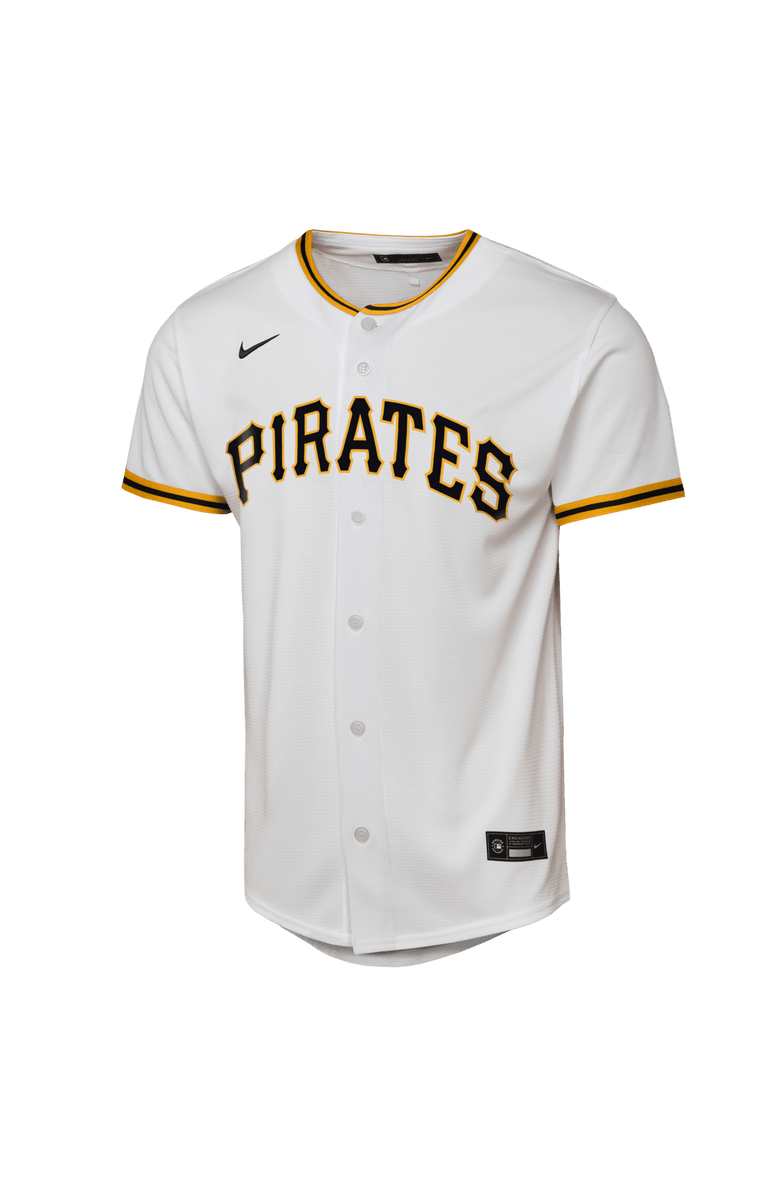 Nike Youth Nike Konnor Griffin White Pittsburgh Pirates Home Replica Jersey, Alternate, color, White