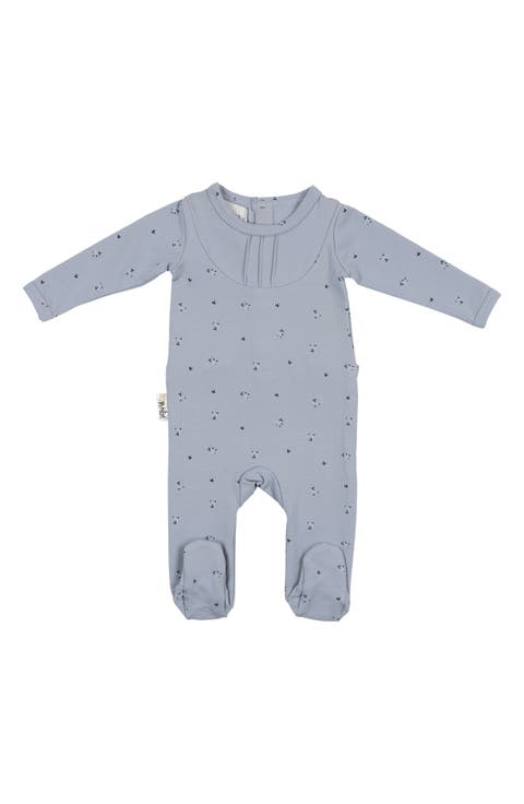 Leaves & Pleats Footie (Baby)