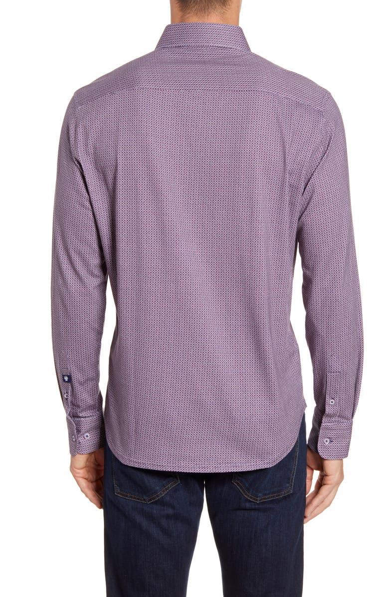 Stone Rose Regular Fit Button-Up Performance Shirt, Alternate, color,