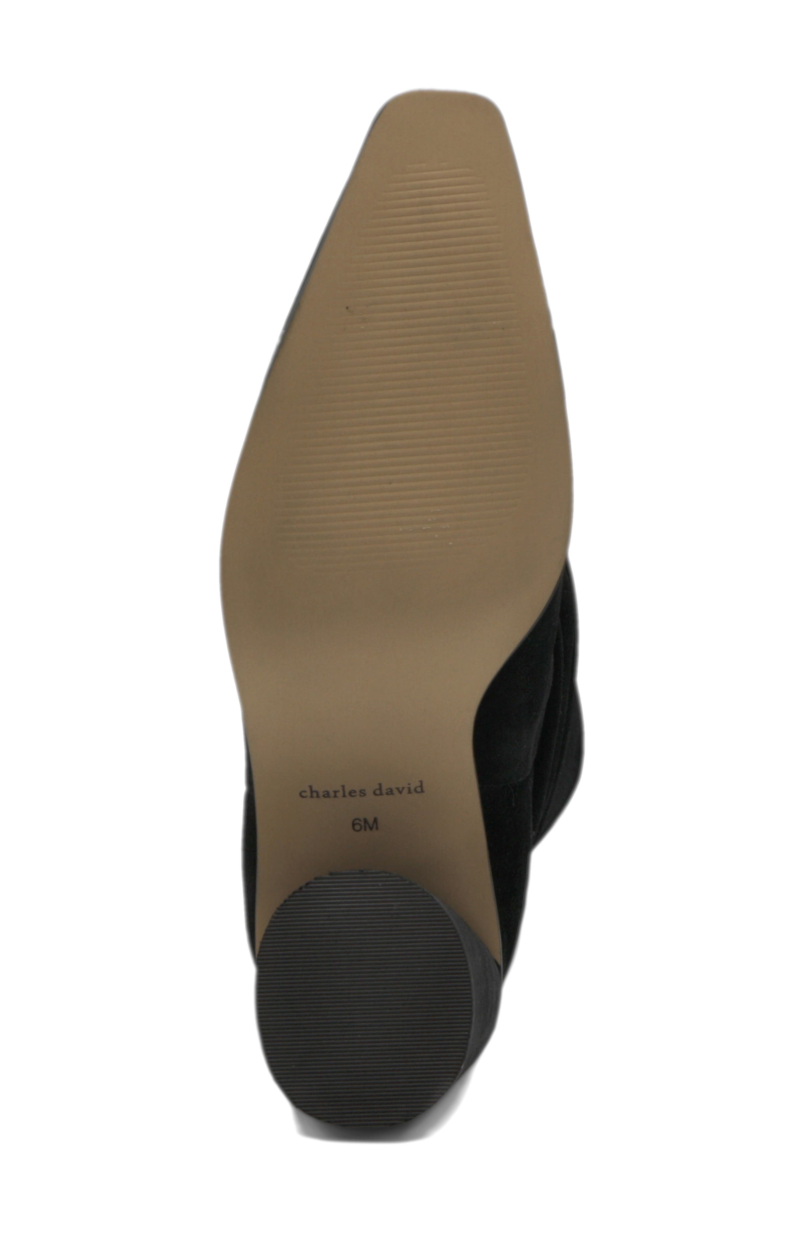 Charles by Charles David Fuse Slouch Boot, Alternate, color, Black-Sd