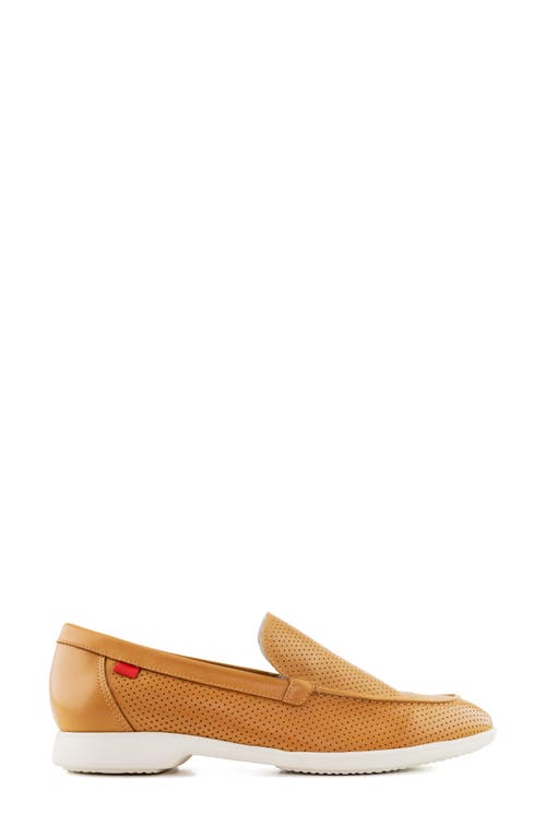 Marc Joseph New York Bayview Lane Perforated Loafer In Orange