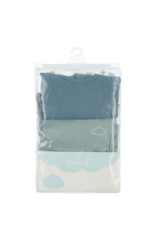 Pouf 3 Pack Footies In Blue