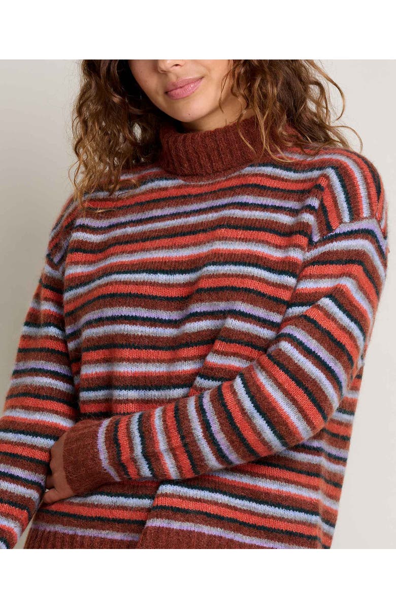 Toad & Co Toddy T-Neck Sweater, Alternate, color, Gourd