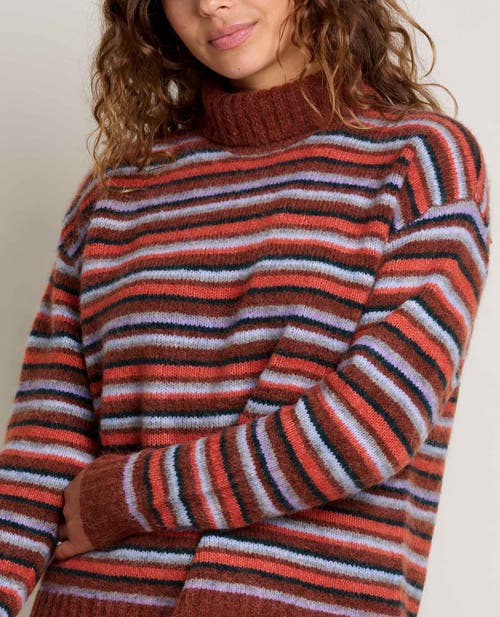 Toad And Co Toad & Co Toddy T-neck Sweater In Multi