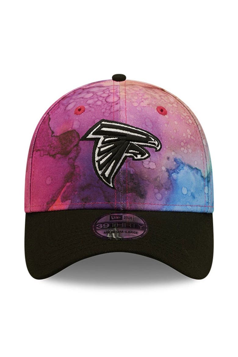Men's New Era Pink/Black Atlanta Falcons 2022 NFL Crucial Catch 39THIRTY Flex Hat, Alternate, color, Pink