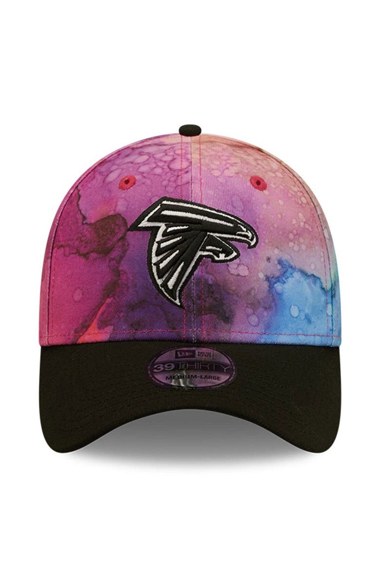 New Era Men's New Era Pink/Black Atlanta Falcons 2022 NFL Crucial Catch 39THIRTY Flex Hat, Alternate, color, 