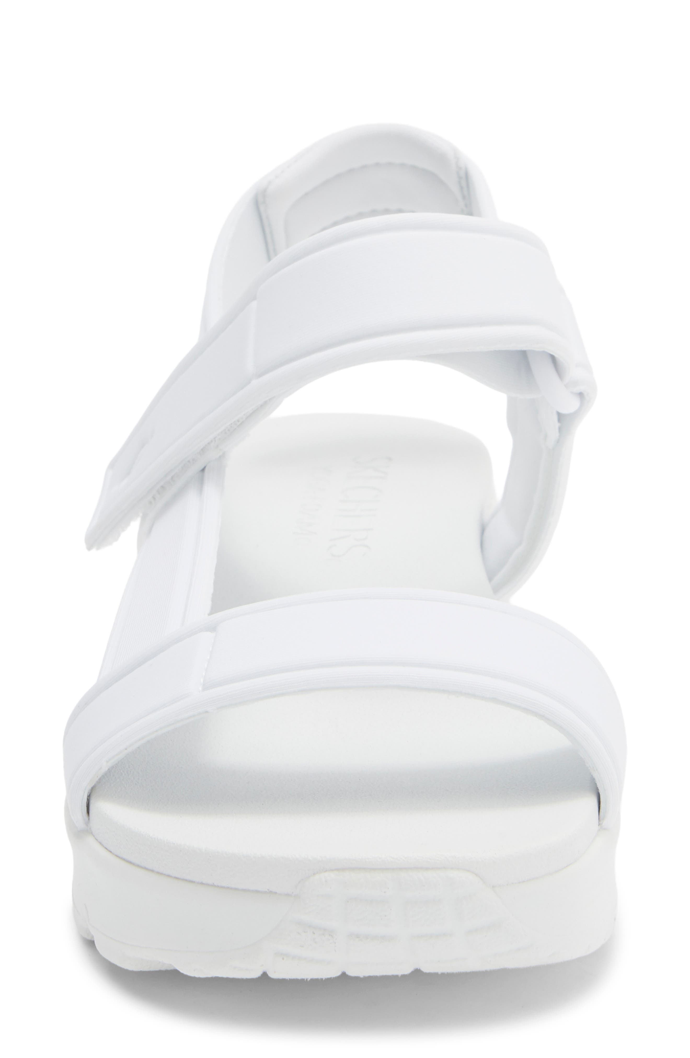 SKECHERS Summer Stand2 Sandal, Alternate, color, White