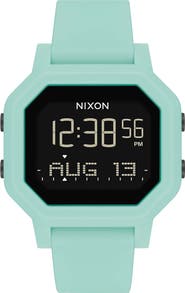 Nixon Siren Digital Recycled Plastic Strap Watch, 36mm