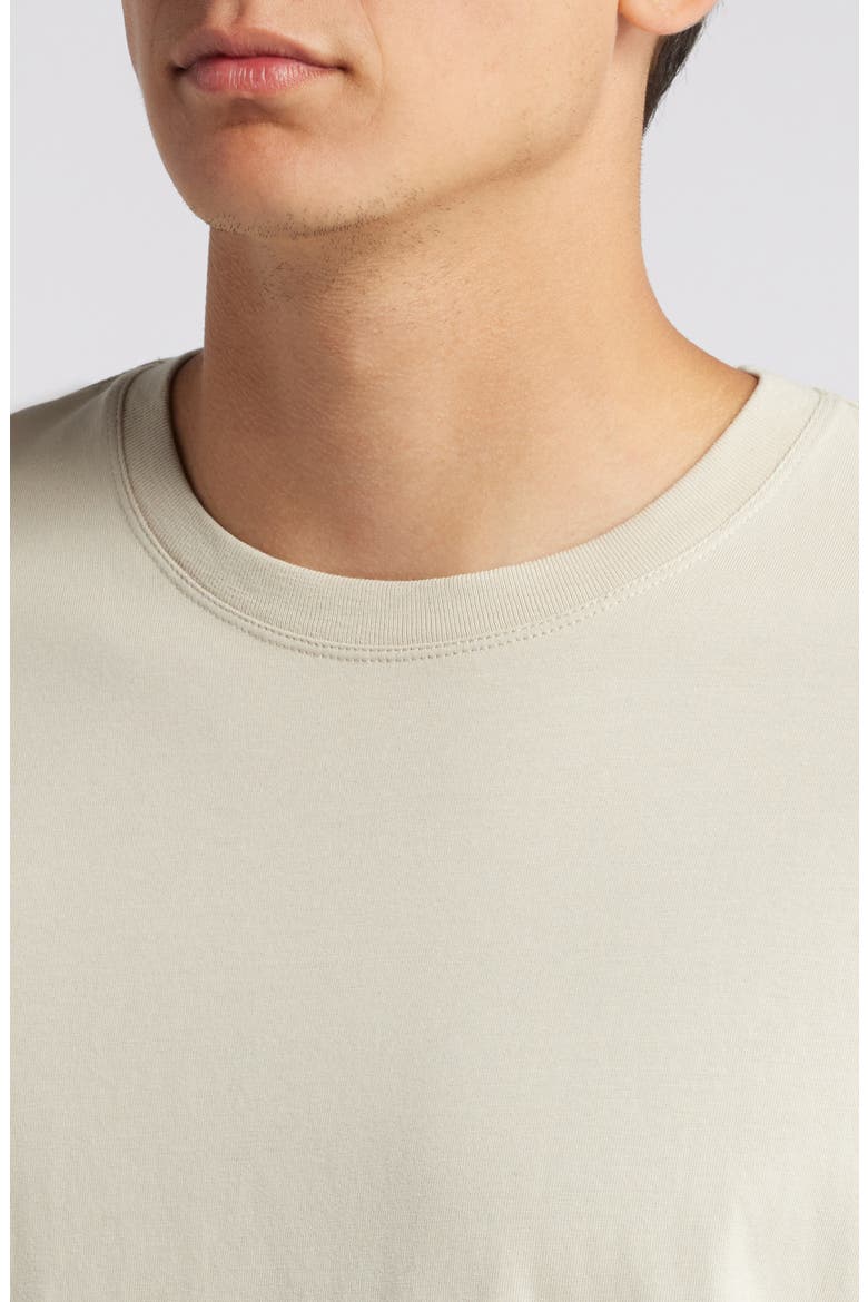 Relaxed Cotton T-Shirt, Alternate, color, WASHED OFF WHITE