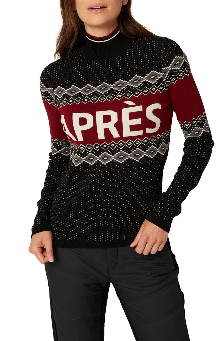 Alp N Rock Aurora II Fair Isle Mock Neck Sweater, Main, color,