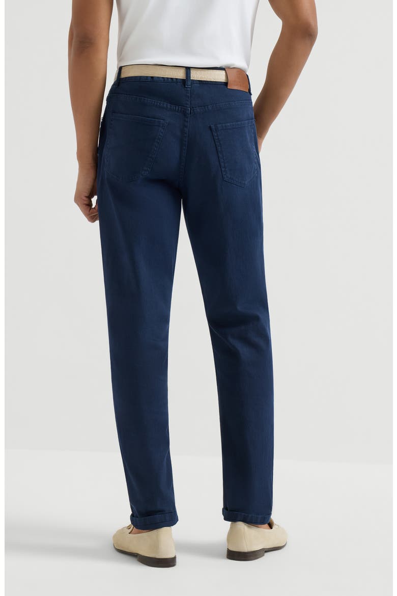 Lightweight denim trousers, Alternate, color, Navy Blue