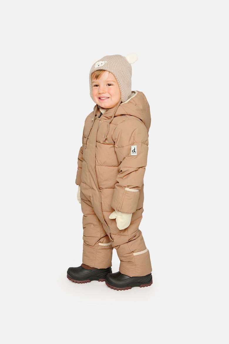 Cloud PrimaLoft Car Seat One Piece Snowsuit, Alternate, color, Beige