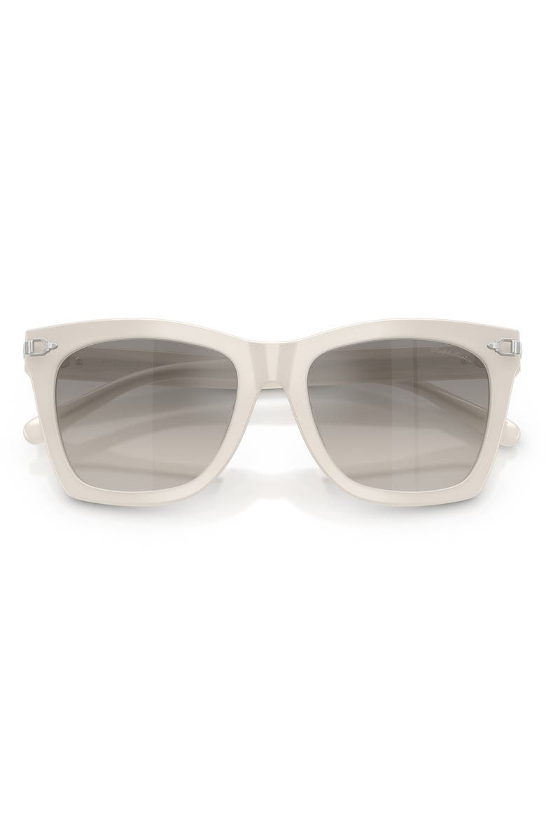 Ralph Lauren 54mm Square Sunglasses, Alternate, color, Opaline Milky / Grey Gradient