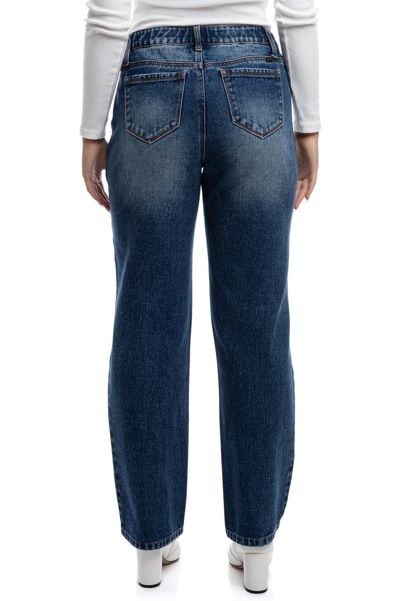 Ripped High Waist Straight Leg Jeans, Alternate, color, MINNA
