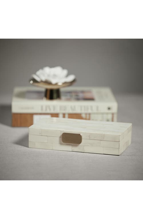 Zodax Marlow Decorative Box In Neutral