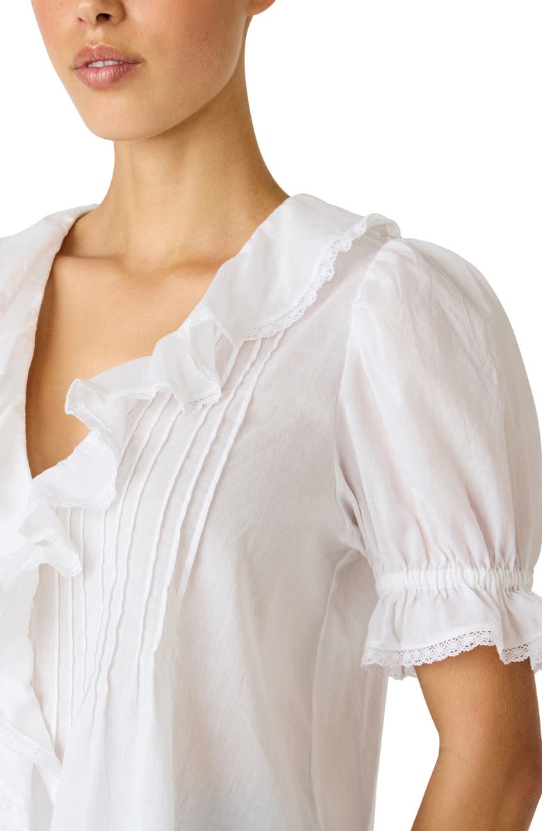 Steve Madden Lyric Ruffle Top, Alternate, color, 