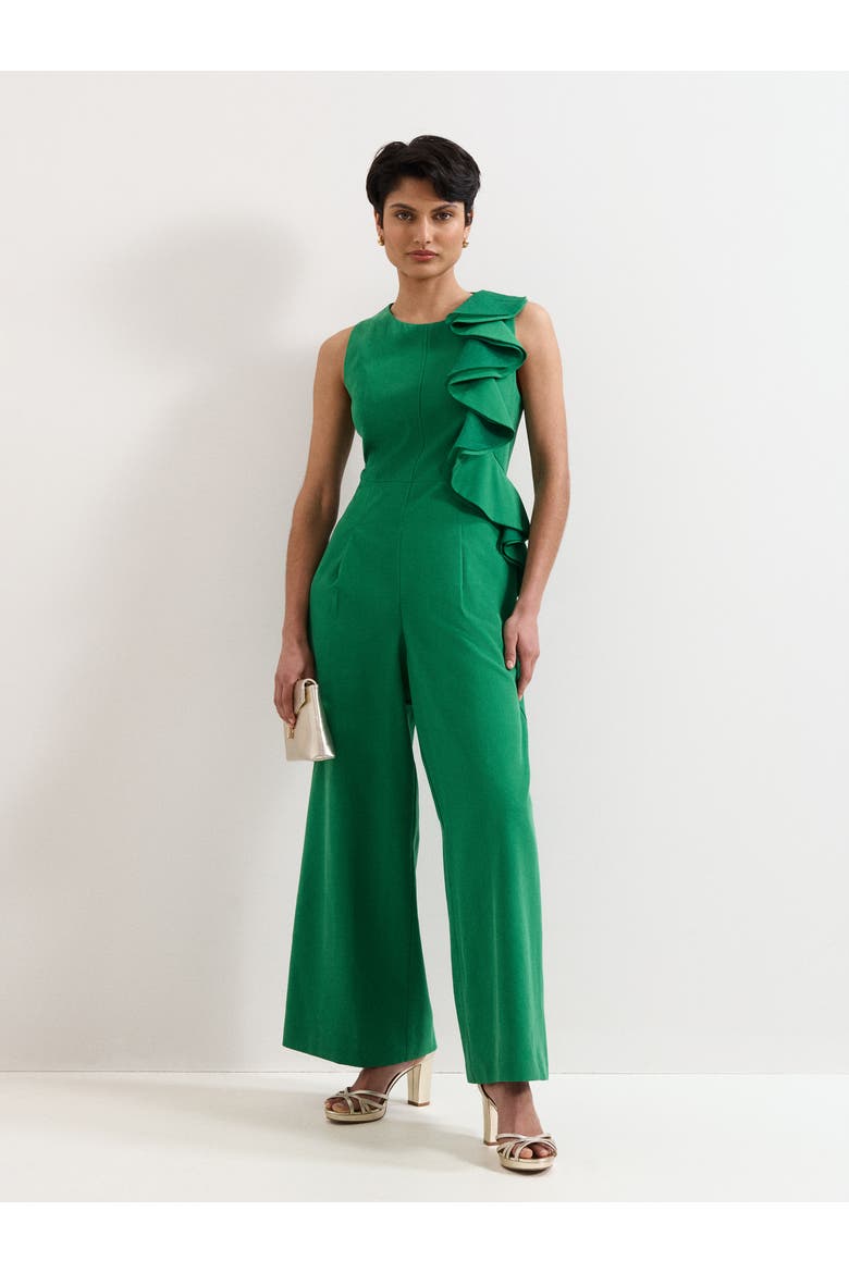 Jillian Wide Leg Jumpsuit, Main, color, Green