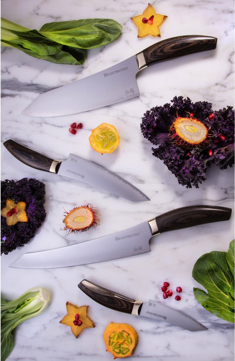 Messermeister Kawashima 5 Piece Magnetic Knife Block Set, Alternate, color, Kawashima