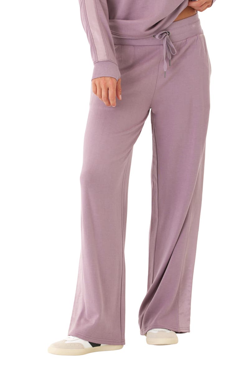 Threads 4 Thought Diane Fleece Wide Leg Sweatpants, Main, color, Twilight