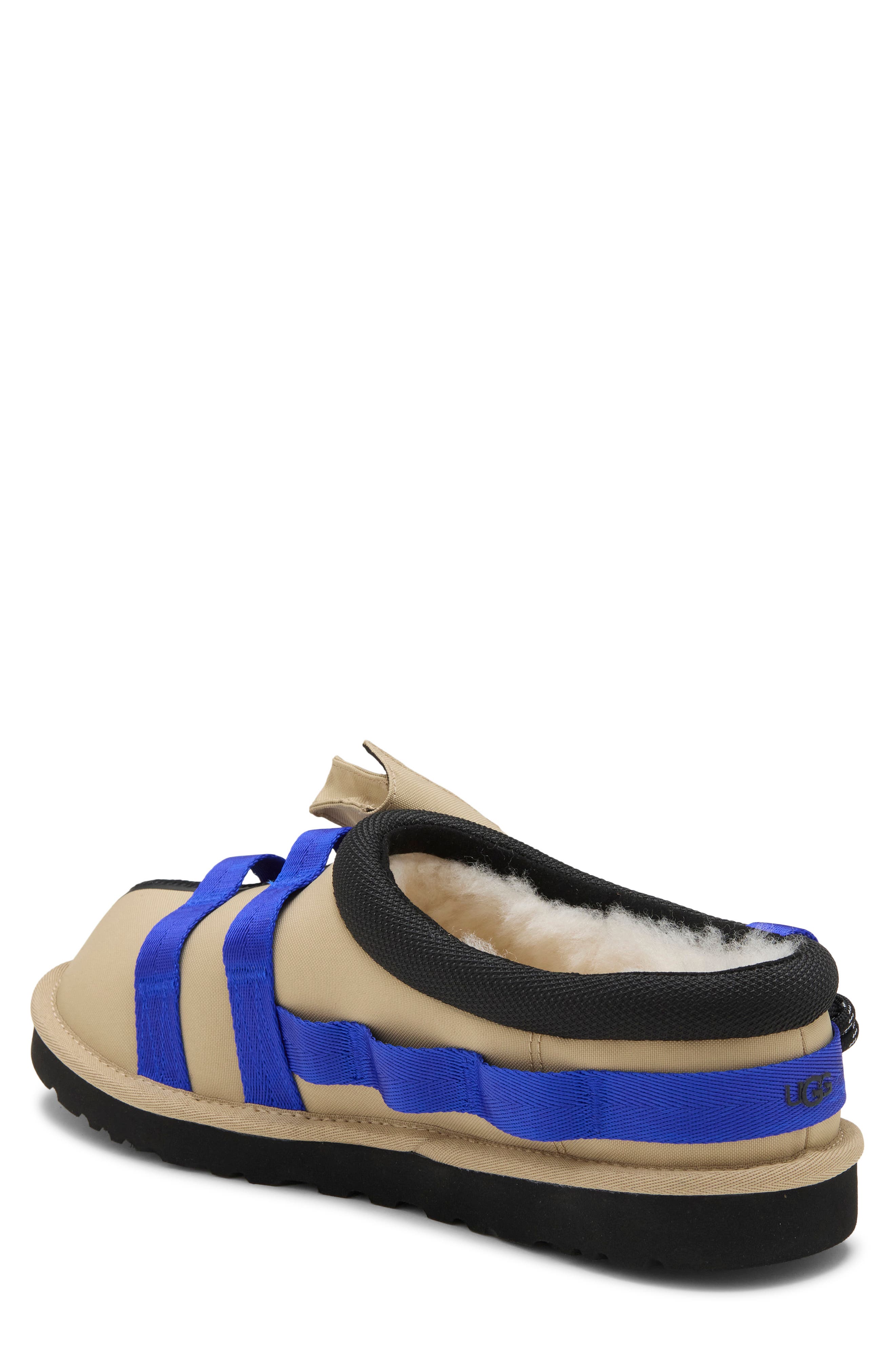 Tasman Wildwood Slipper, Alternate, color, SAND / REGAL BLUE