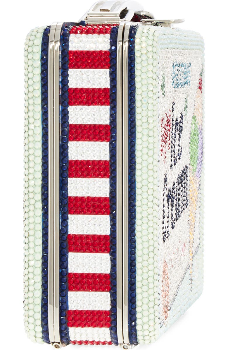 Judith Leiber Best Ice Cream Lunchbox Crystal Clutch, Alternate, color,