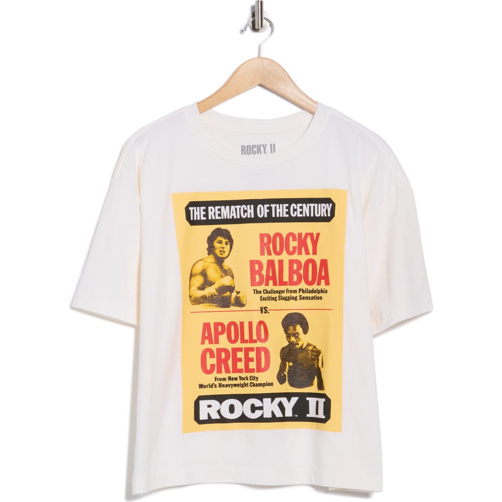 The Forecast Agency Rocky Rematch Cotton Graphic T-shirt In White