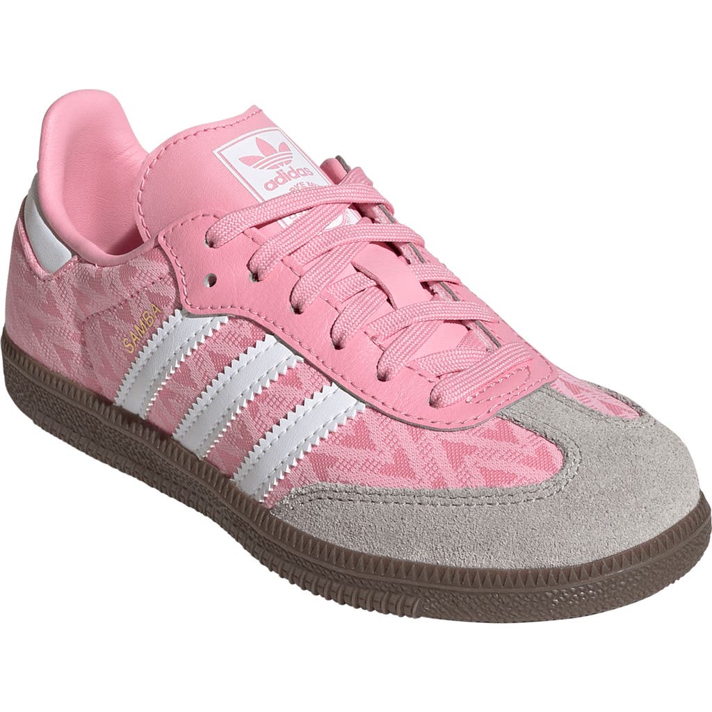 adidas Kids' Samba OG Sneaker in Light Pink/white/gum at Nordstrom, Size 1