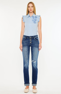 KanCan Eternity Mid Rise Slim Straight Leg Jeans
