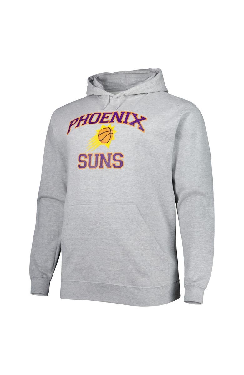 PROFILE Men's Black Phoenix Suns Big & Tall Heart & Soul Pullover Hoodie, Alternate, color, Black
