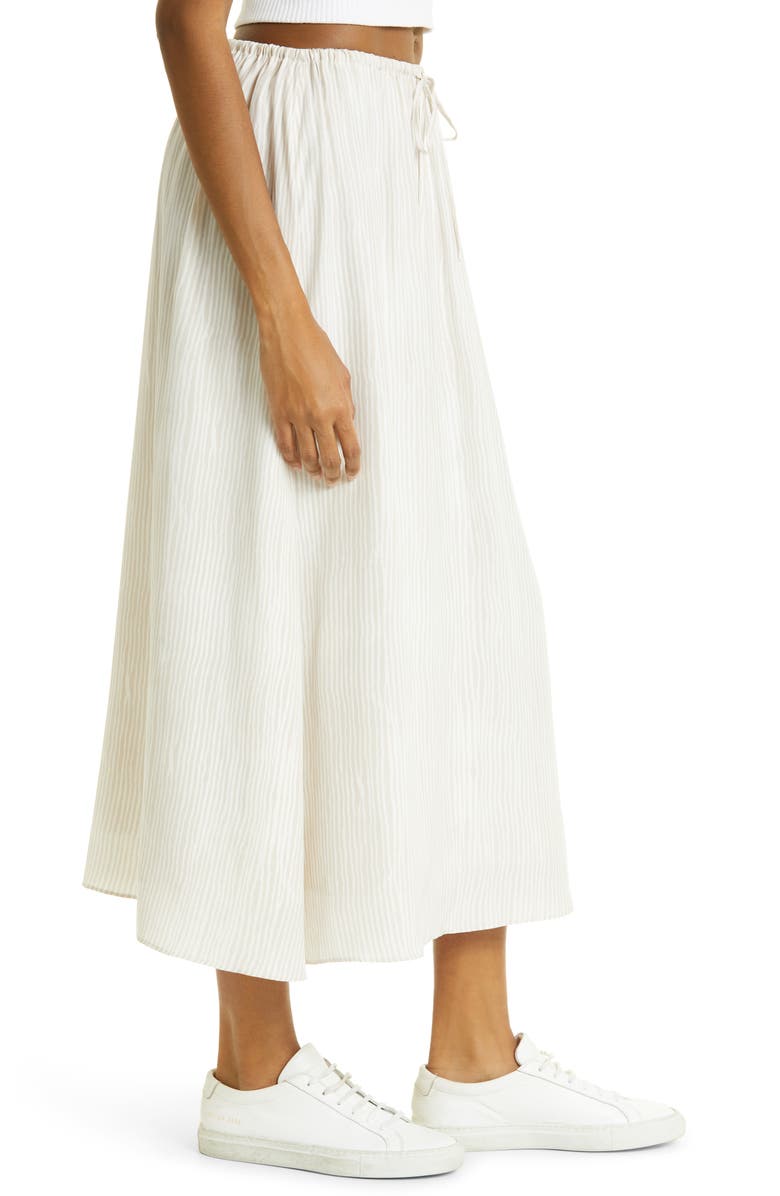 ATM Anthony Thomas Melillo Moiré Print Silk Maxi Skirt, Alternate, color,