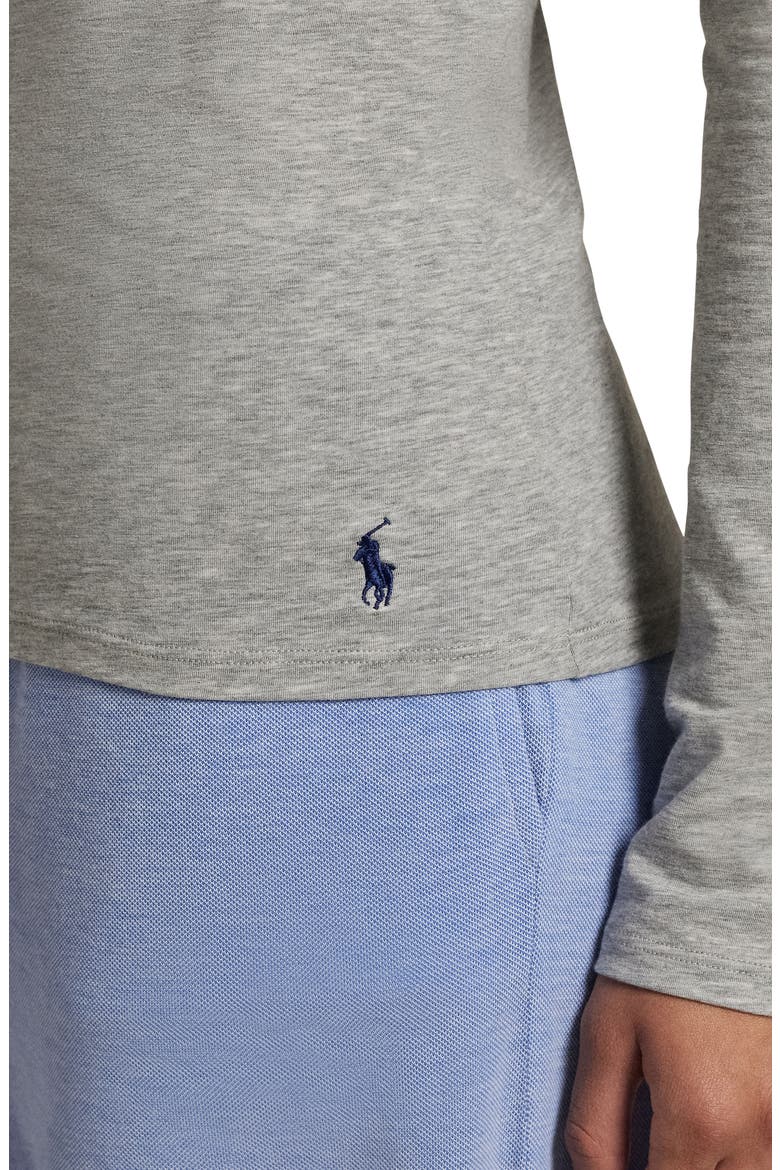 Baselayer Stretch Cotton T-Shirt, Alternate, color, HEATHER GREY