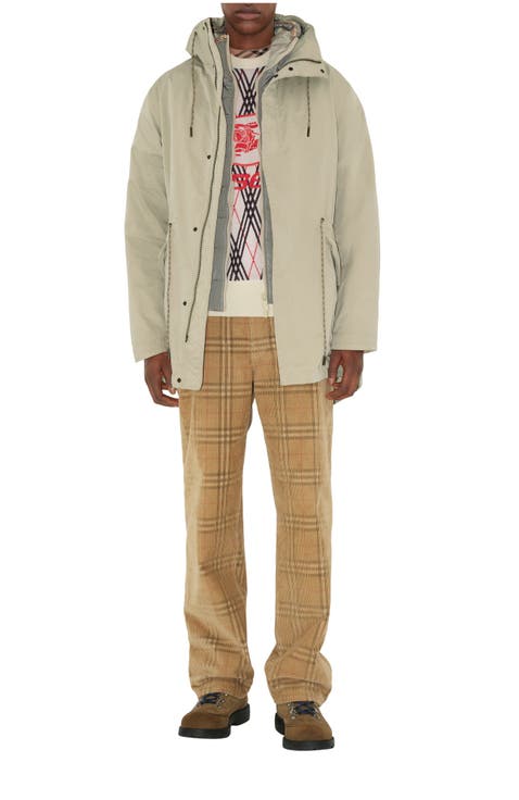 Detachable Warmer Nylon Blend Parka