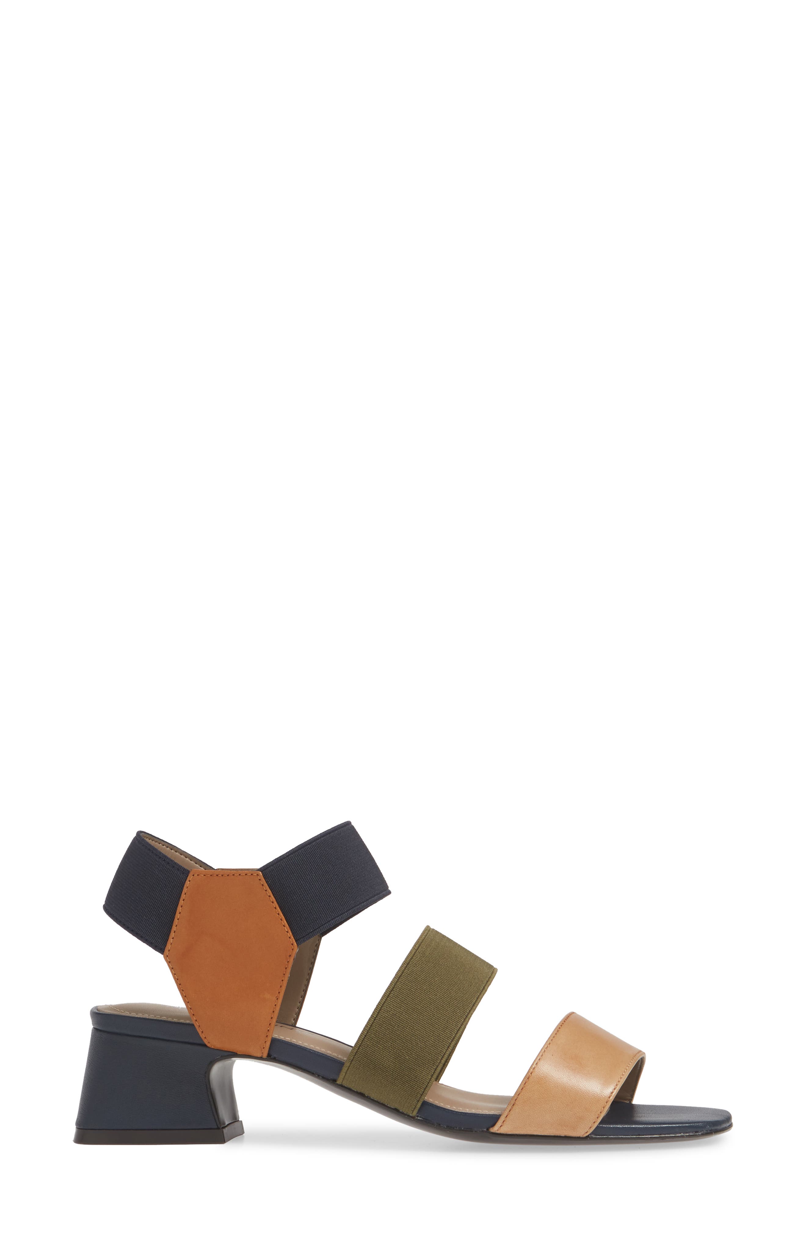 Britini Sandal, Alternate, color, NUDE LEATHER/ FABRIC