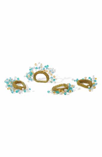 Mediterranean Harvest Set of 4 Napkin Rings