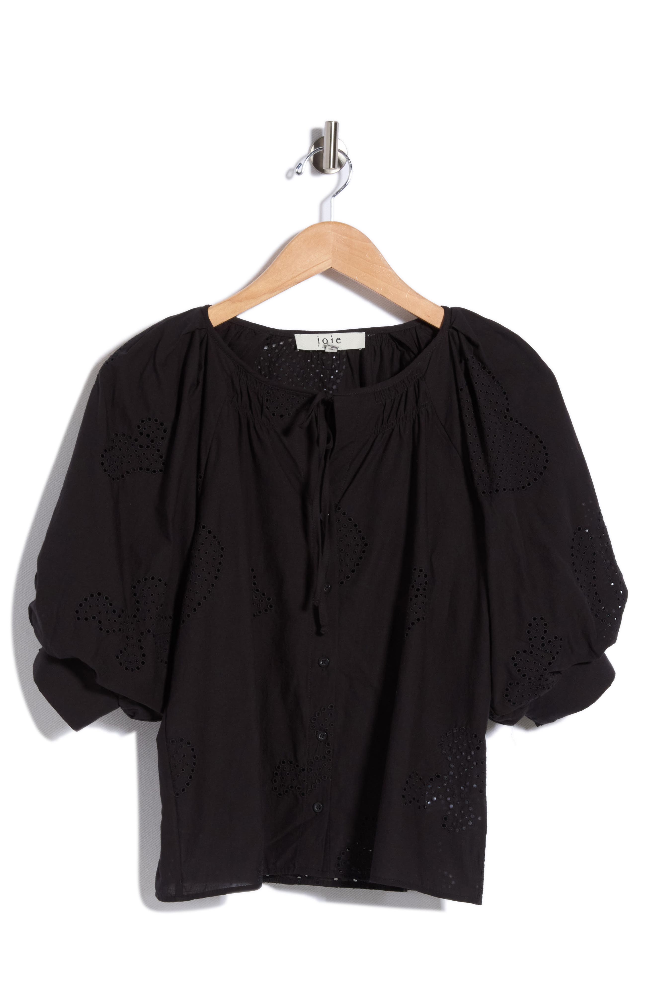Eyelet Embroidered Cotton Top