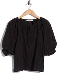 Joie Eyelet Embroidered Cotton Top