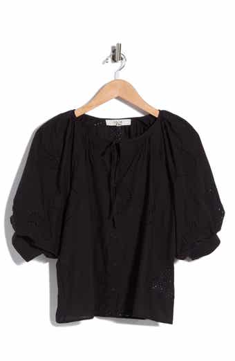 Eyelet Embroidered Cotton Top